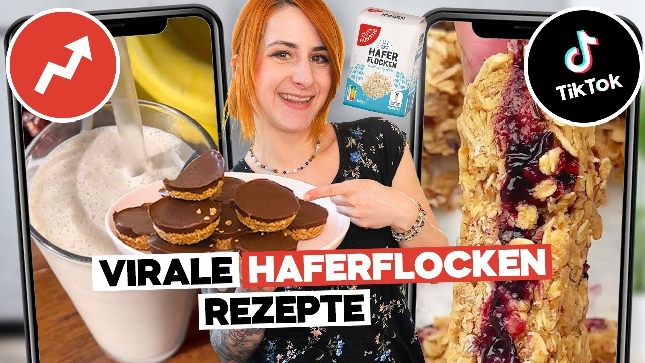 Ich teste virale HAFERFLOCKEN REZEPTE 2025 von TikTok 😱