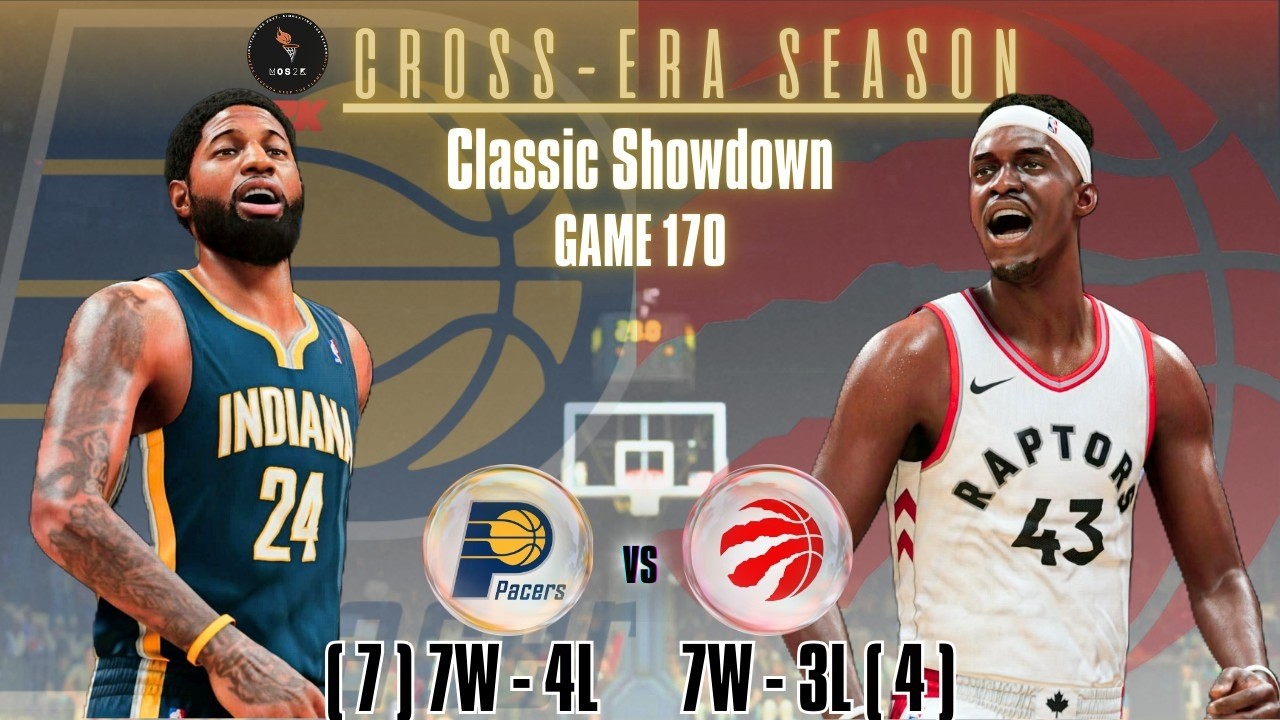 NBA 2K26 | '19 Raptors vs '14 Pacers | Gameplay | Cross-Era G170