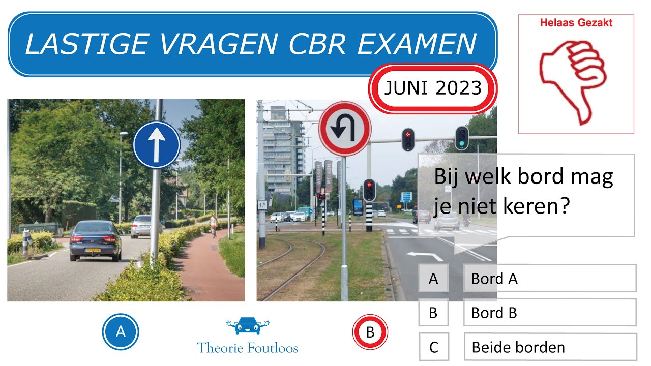 Auto theorie examen juli 2023
