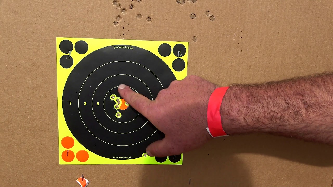 Sig Sauer P210A 50 Yards Heaver Grain Ammo Accuracy Repeatability  video 3