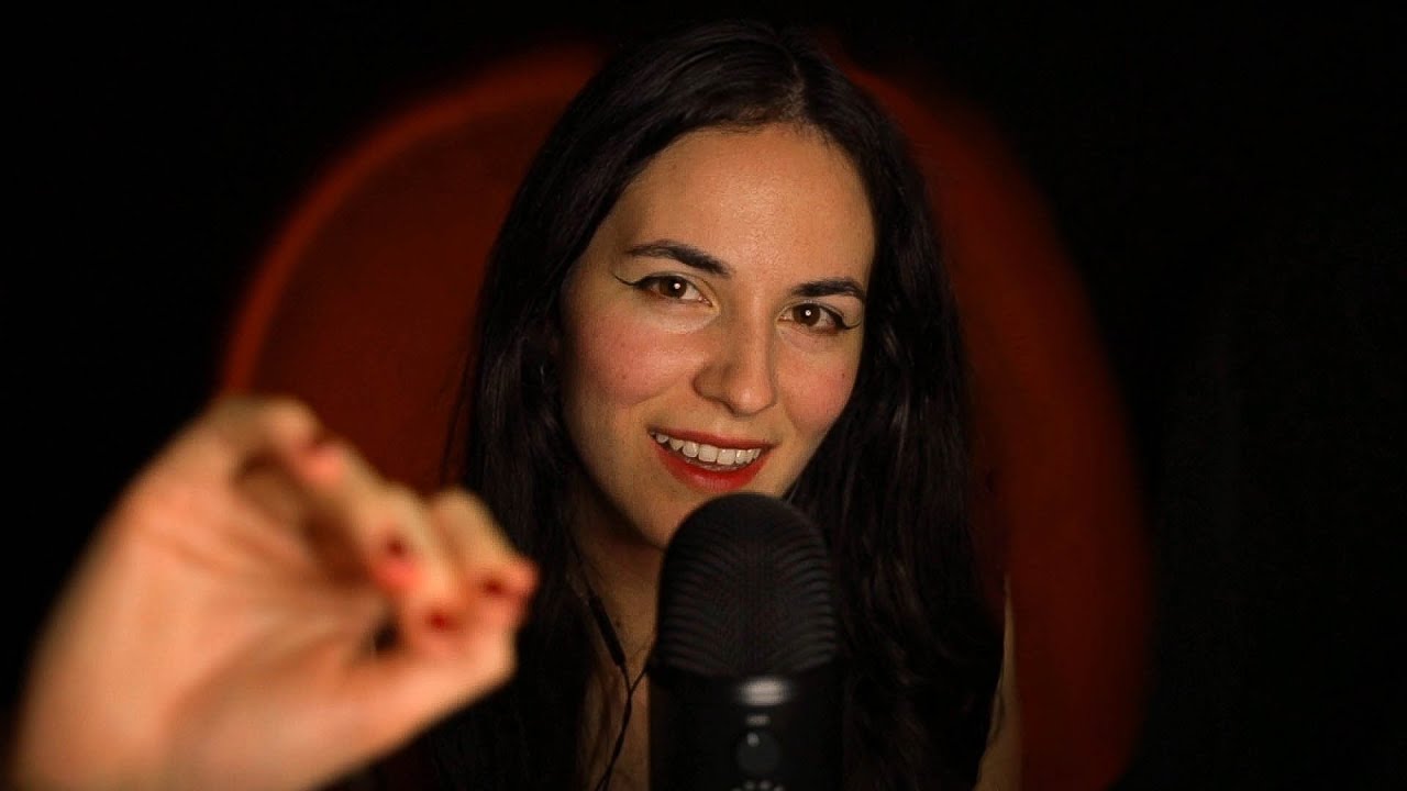 ASMR Sleepy Talk with Mouth Sounds and Gentle Hand Movements