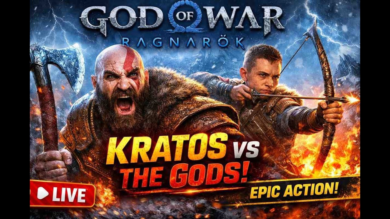 KRATOS TAKES ON THE GODS LIVE NOW!