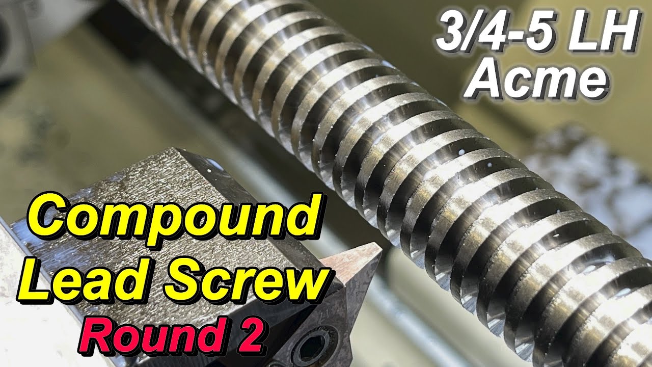 Compound Acme Lead Screw for American Pacemaker Lathe