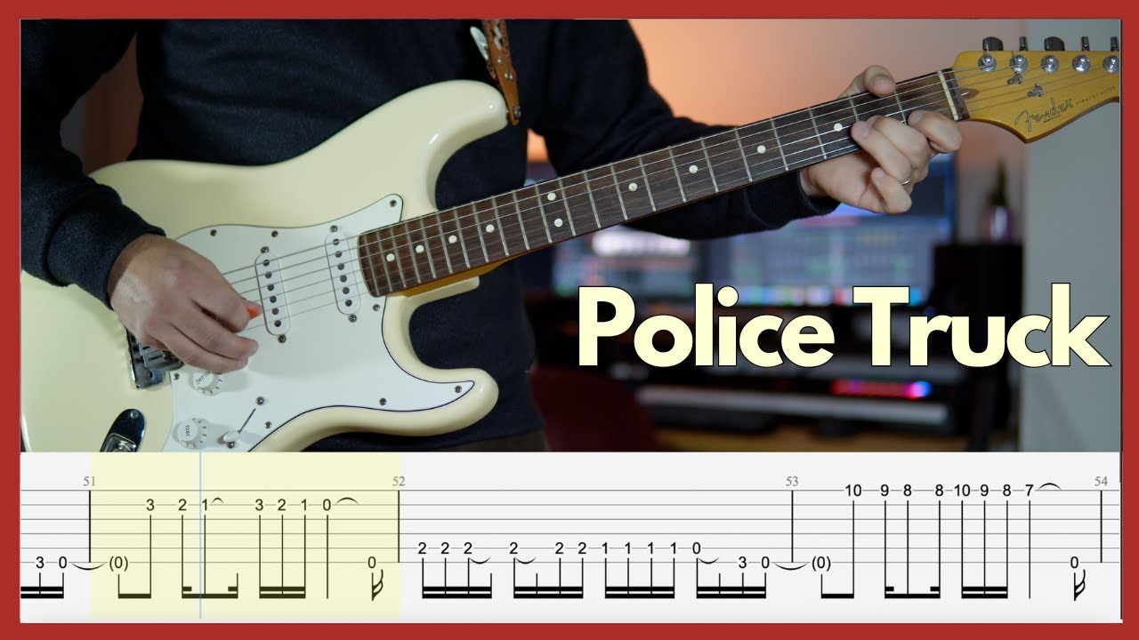 Dead Kennedys - Police Truck (guitar tabs)