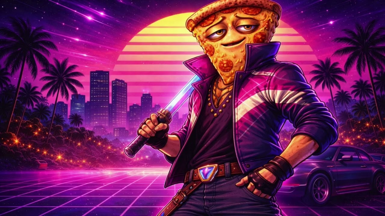 #synthwave 1hour SadPizza mix