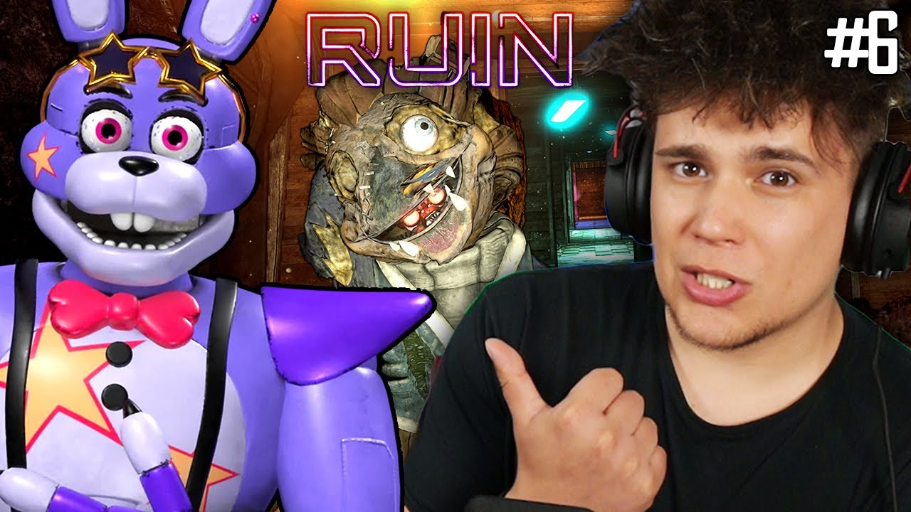 UKRYTE ZAKOŃCZENIA I BONNIE!| FNAF SECURITY BREACH: RUIN DLC ODC. 6
