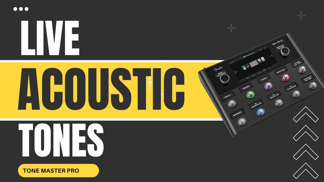 How To Build an Acoustic Preset - Fender Tone Master Pro