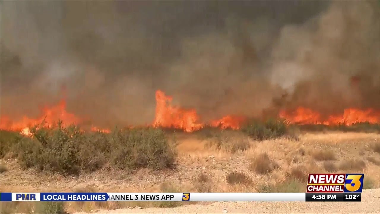 86-acre brush fire near Banning now 50% contained, I-10 traffic affected