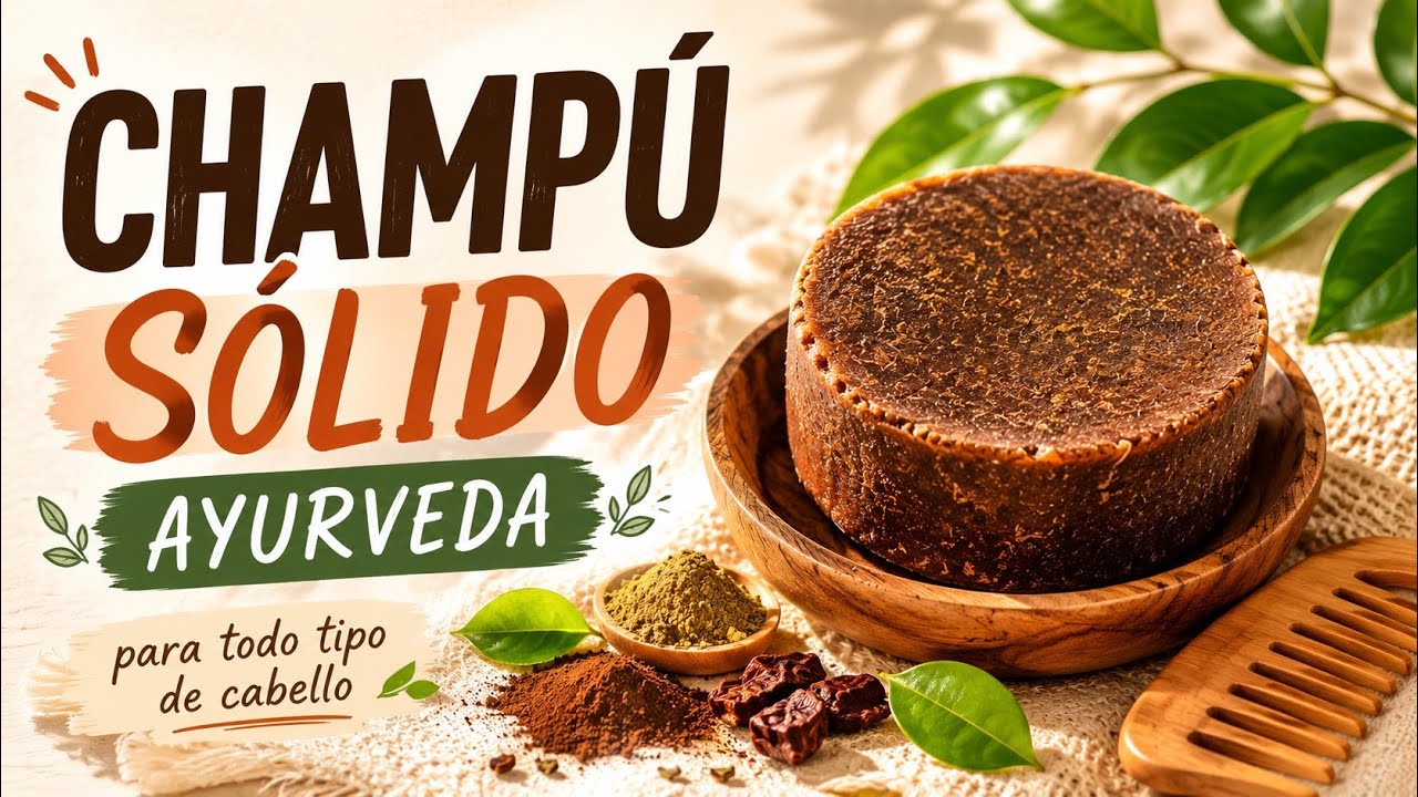 Haz tu CHAMPÚ SÓLIDO para todo tipo de cabellos. Mi favorito. #diy #ayurveda