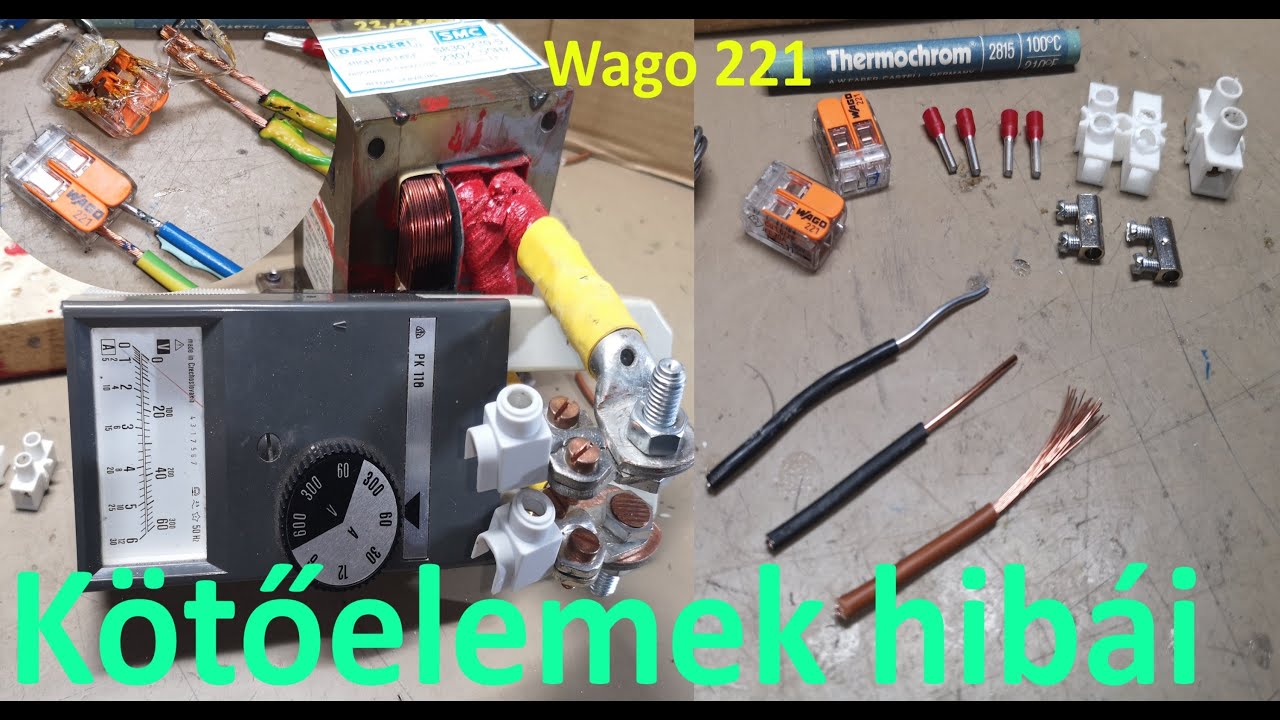 Átmeneti ellenállás a valóságban: Elektromos kötések - kötőelemek / Electrical joints - fasteners