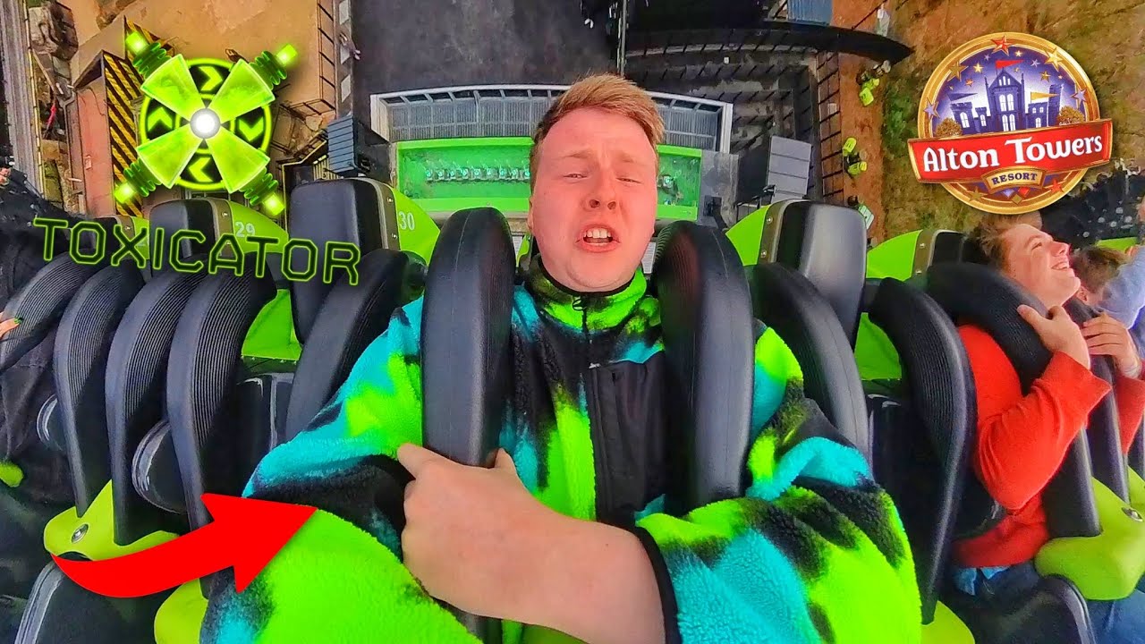 Toxicator Rider Cam POV - FIRST EVER Ride! (Alton Towers)