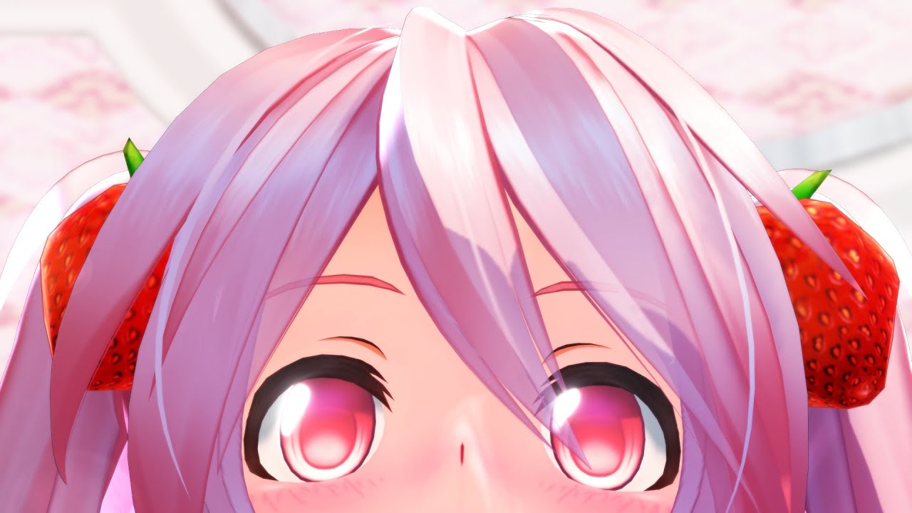 MMD む～ぶ式初音ミクV17ちゃん で「ストロベリー☆」