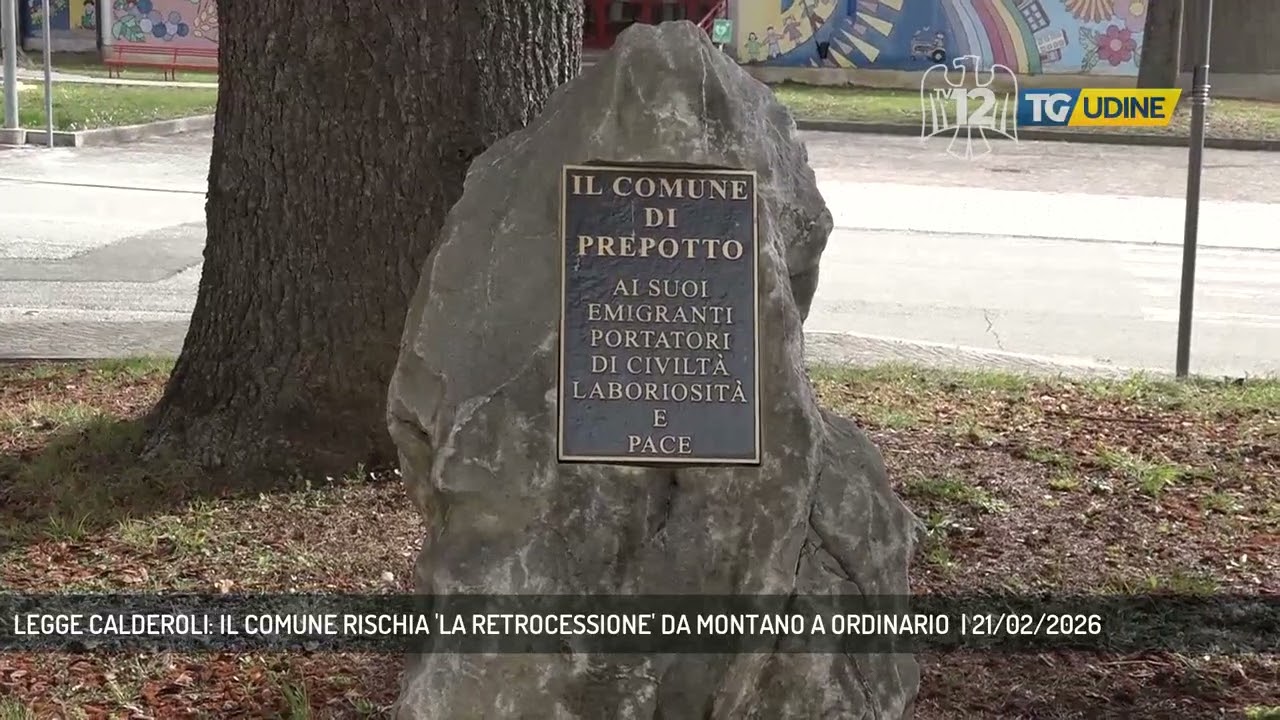 LEGGE CALDEROLI: IL COMUNE RISCHIA 'LA RETROCESSIONE' DA MONTANO A ORDINARIO  | 21/02/2026