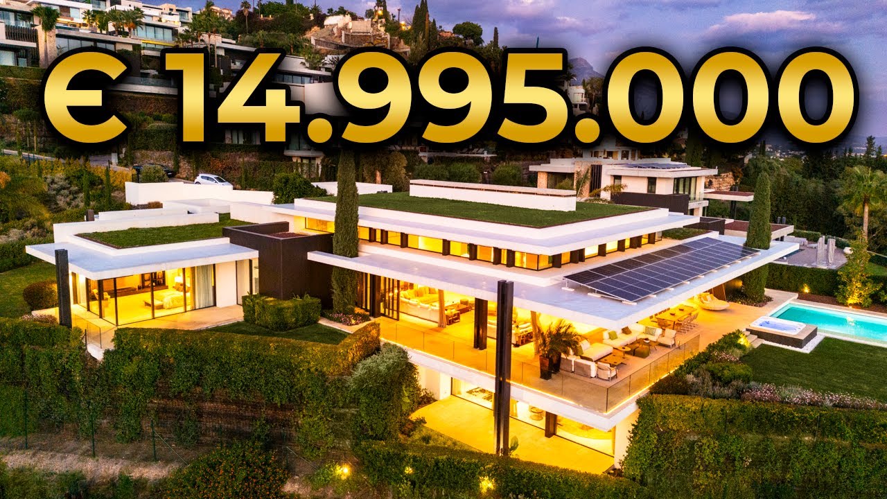 Touring a € 15M MODERN MASTERPIECE VILLA in Marbella Spain | Zimmer Estates
