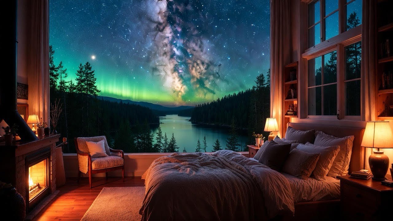 You Are Safe Tonight 🌙 If You Can’t Sleep, Stay Here Under the Lights | 8 Hours Healing Ambience