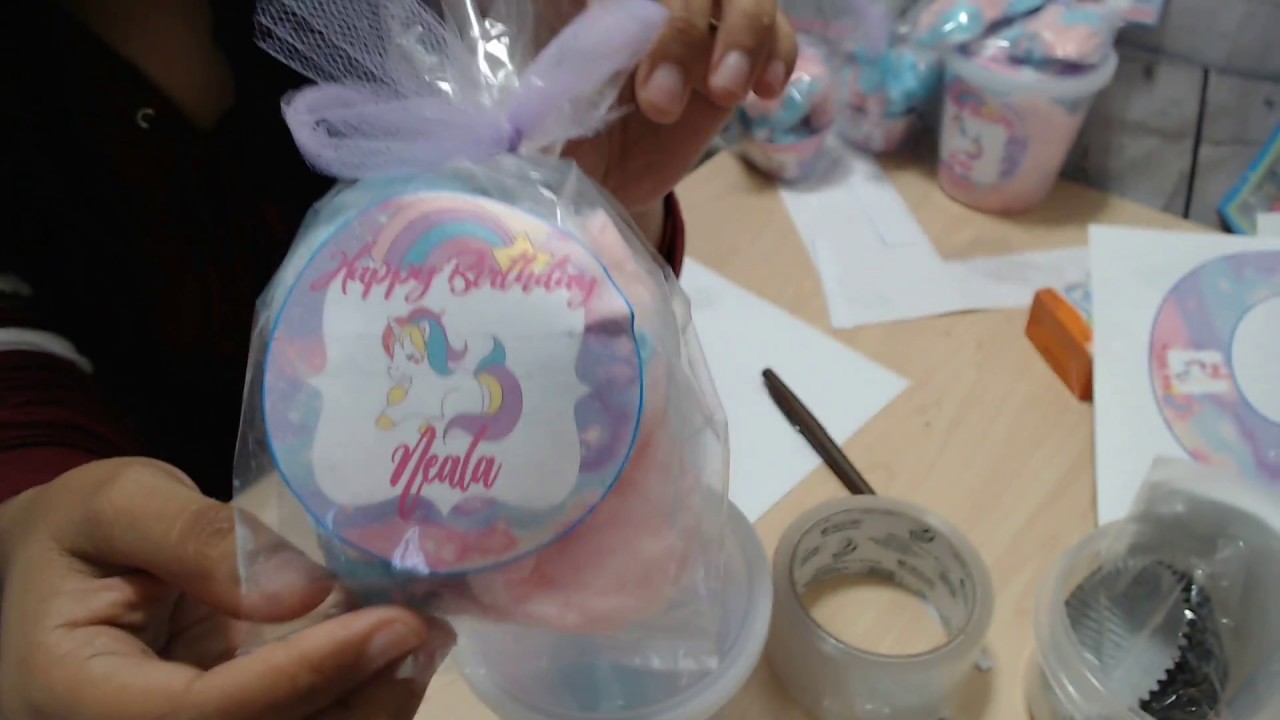 4 different cotton Candy assembly/ package ideas