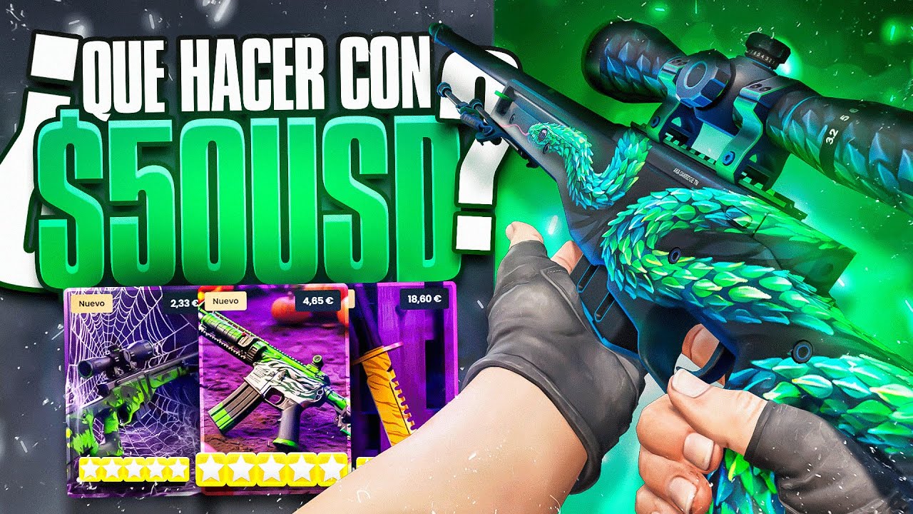 Que PUEDO HACER con $50 DOLARES en KEYDROP?