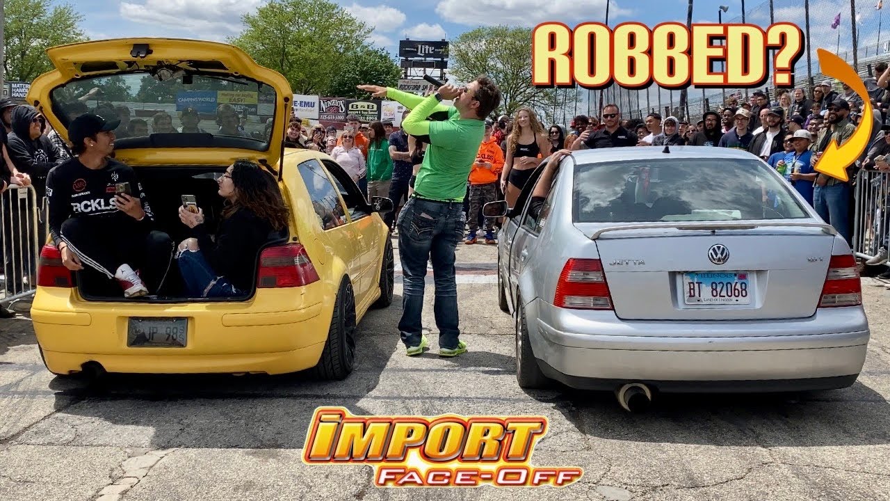 Битва за 2 шага и обороты на трассе! Loves Park, IL IFO 2022: RX7 против Honda против VW против V...