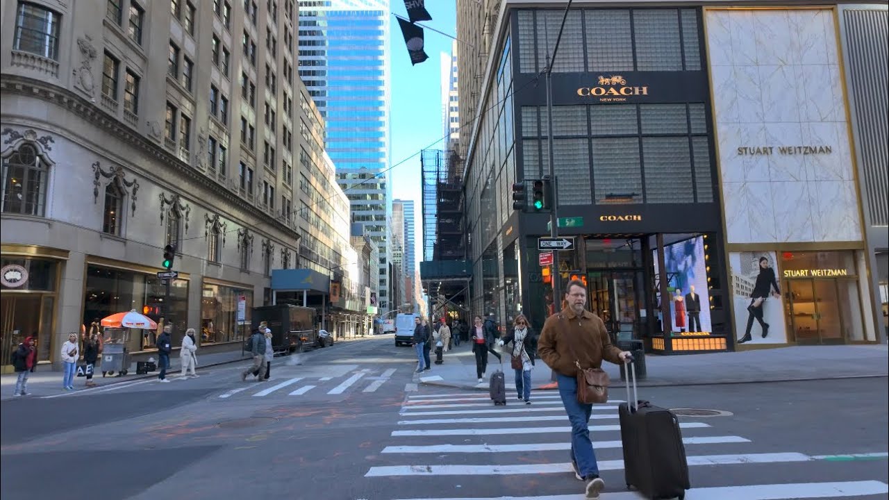 New York City walking Tour of Manhattan March 23, 2024