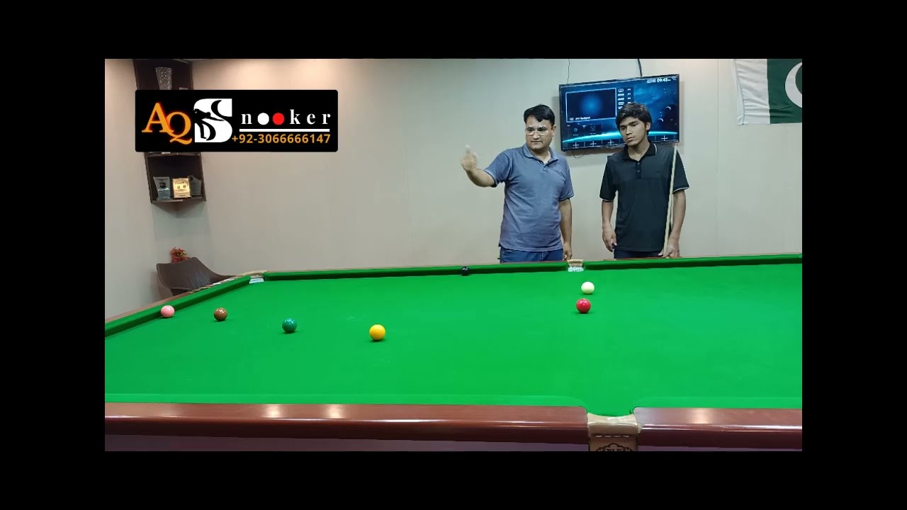 543. Coaching Session, Working With Student, Apply Sides Softly & swiftly! AQ Snooker Coaching