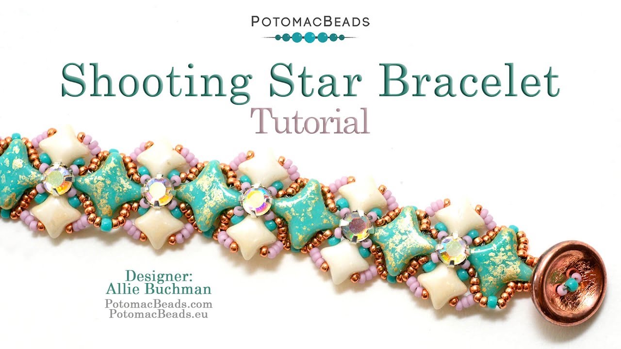Shooting Star Bracelet - DIY Jewelry Making Tutorial by PotomacBeads