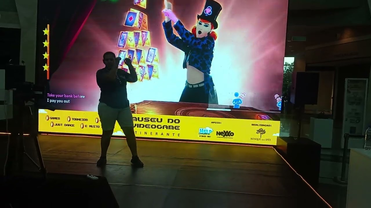 Museu do Vídeo game 2026 Just Dance Poker Face