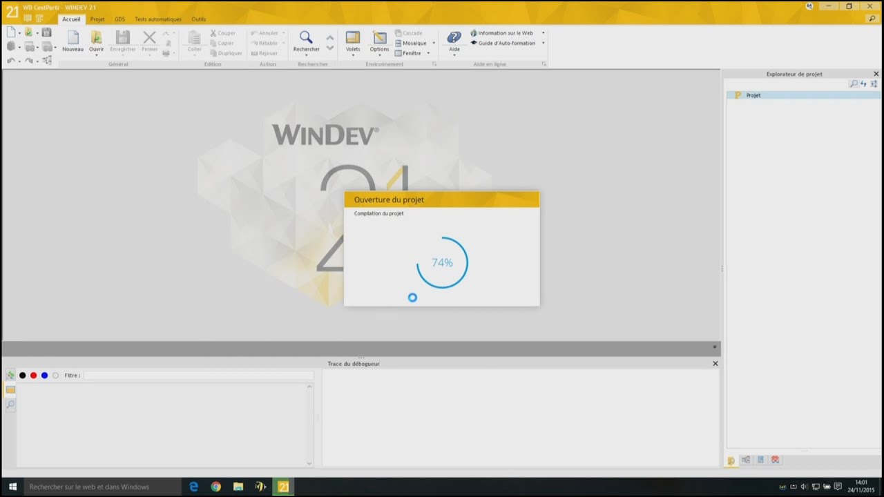 Pas de migration avec WINDEV, une simple recompilation suffit