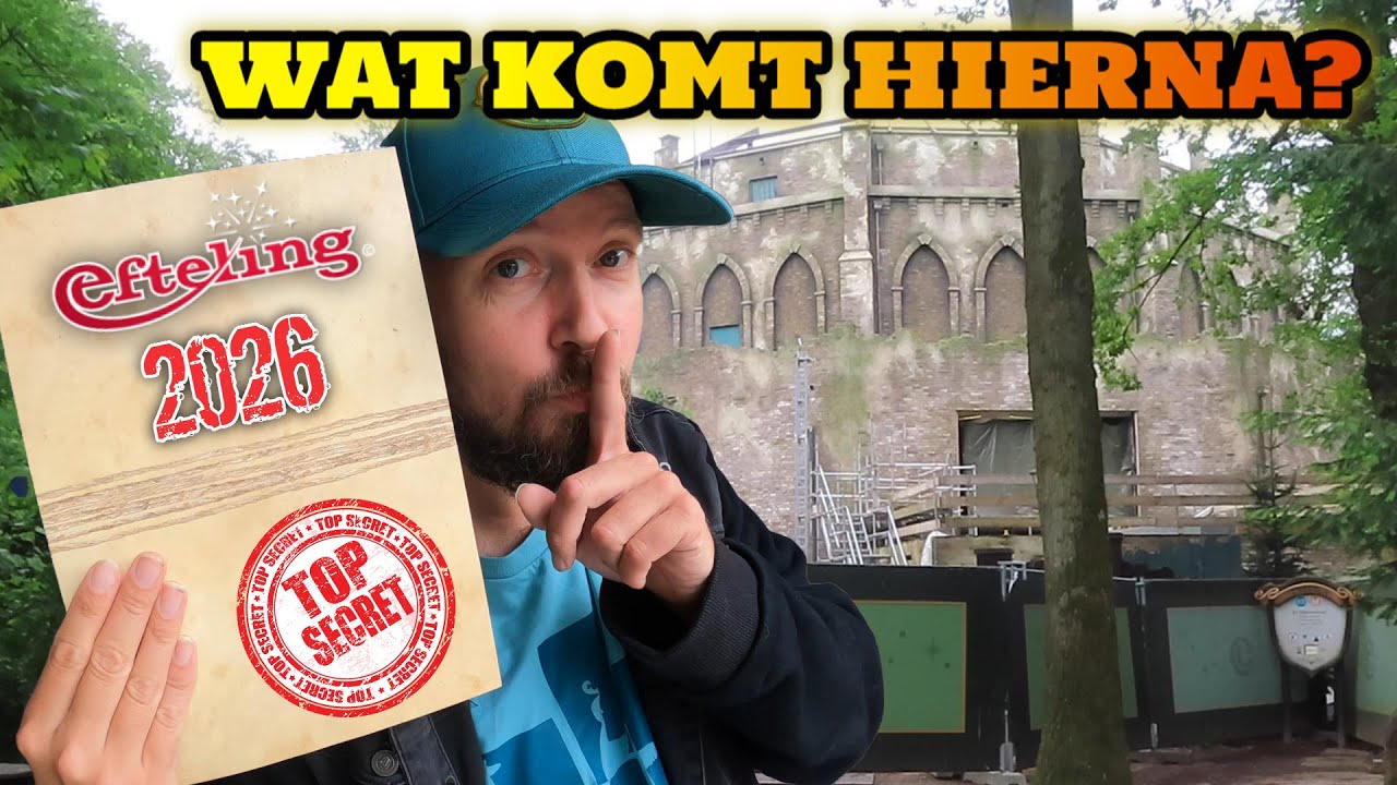 DIT WORDT DE NIEUWE EFTELING ATTRACTIE NA DANSE MACABRE! 🤫