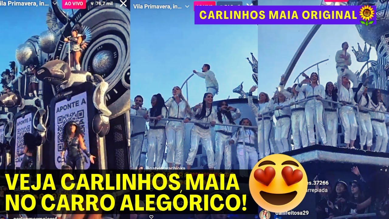 MOMENTO ÉPICO! A TURMA DA VILA NO DESFILE DA IMPÉRIO DA CASA VERDE NO ANHEMBI 😍😍 | CARLINHOS MAIA 🌻