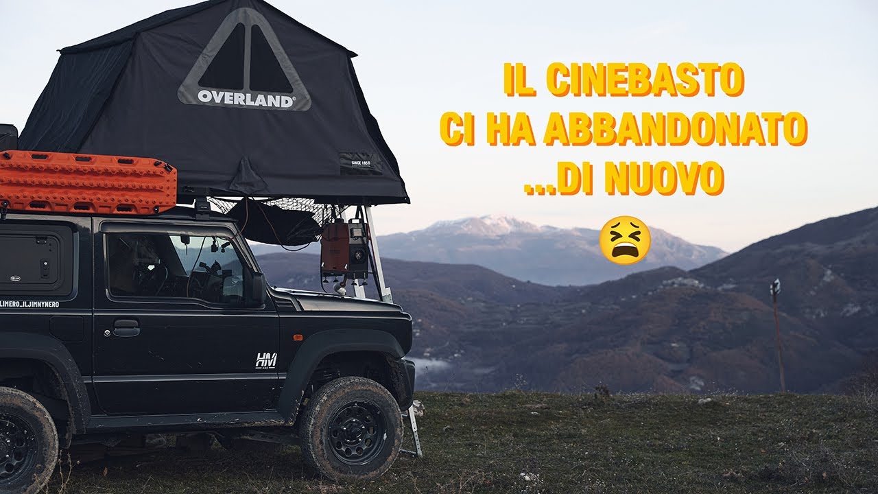 Non è andata come previsto | Overlanding al Lago del Turano col Jimny ❄️🏕️