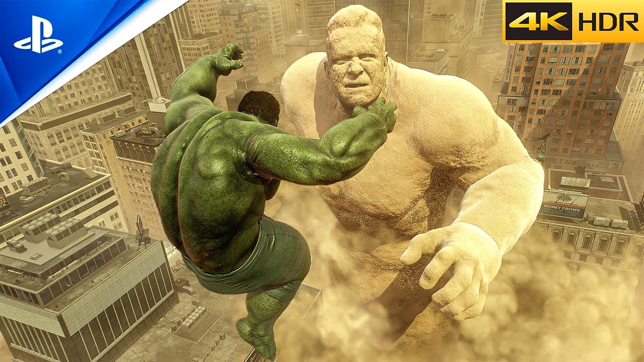 Marvel's Spider-Man 2 - БОЙ С БОССОМ ХАЛК ПРОТИВ ПЕСОЧНОГО ЧЕЛОВЕКА (RTX 5090) Ультрареалистичная...