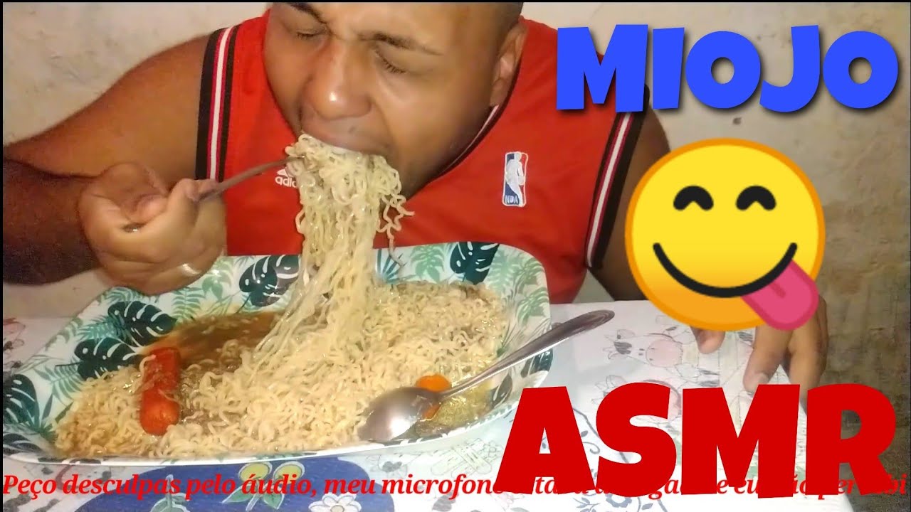 ASMR COMIDA - LÁMEN (MIOJO) MUKBANG