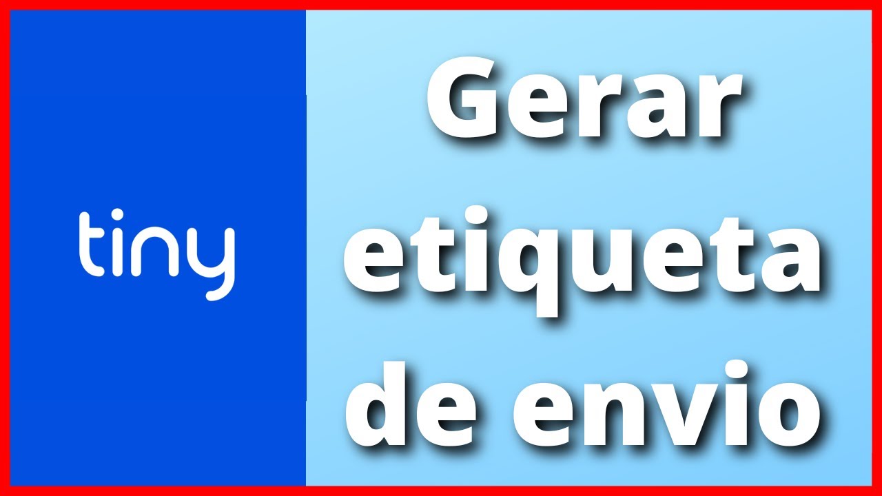Como gerar etiqueta de envio dos marketplaces com Tiny ERP Mercado Livre Shopee Magalu Americanas