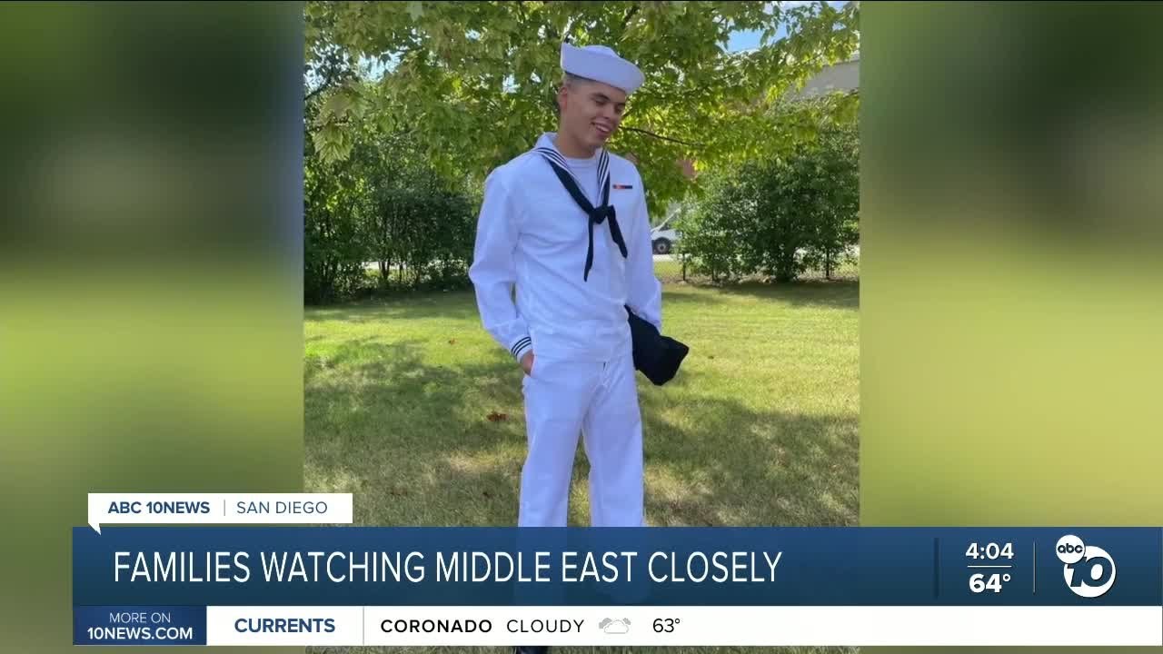 Parents of USS Abraham Lincoln sailors watch Middle East news closely