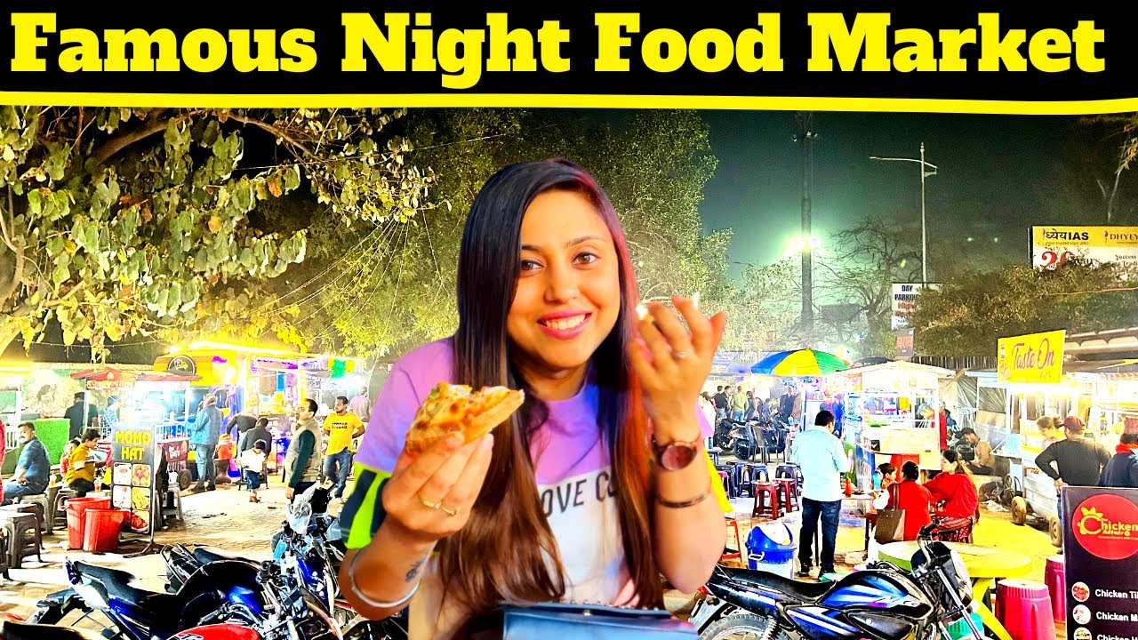 Most Popular Night Food Market of Prayagraj: Exploring the Flavours of India | Indian Street Food