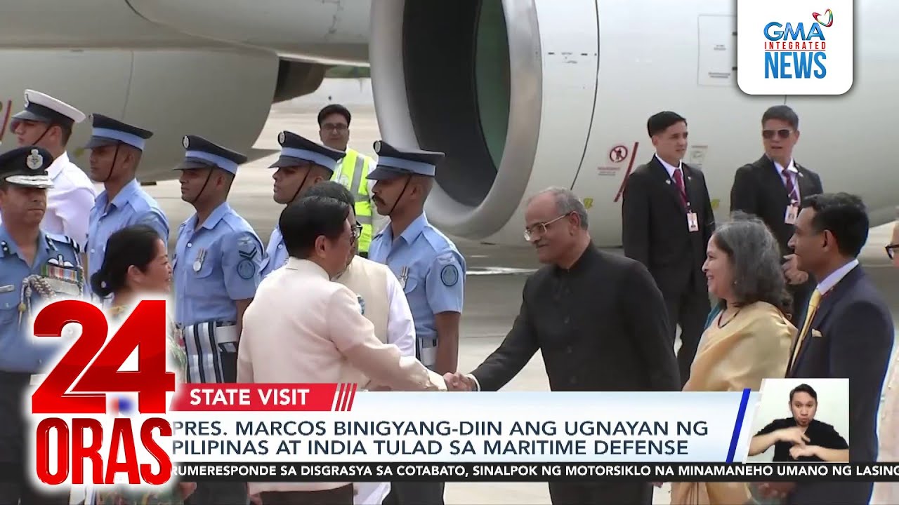 Phl-India cooperation sa ekonomiya, teknolohiya atbp., inaasahang maseselyuhan sa state... | 24 Oras