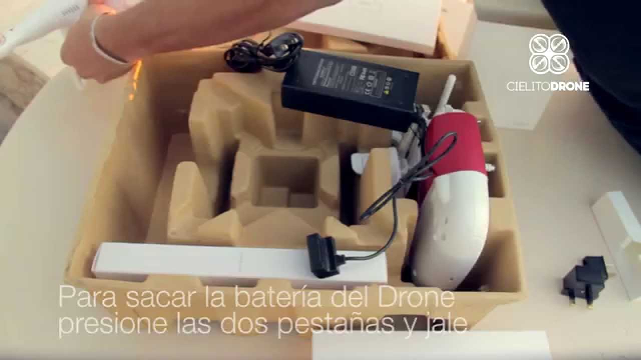 Guia para configurar y primer vuelo de Drone DJI Phantom 2 Vision+