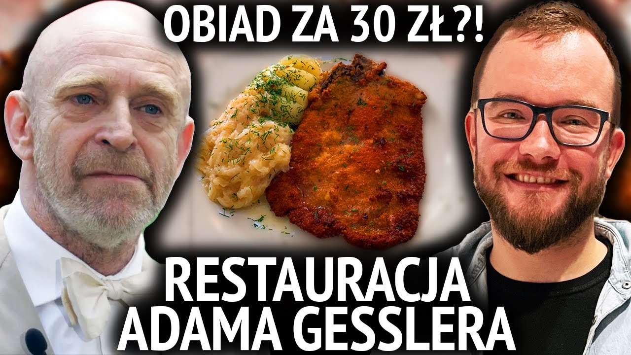 RESTAURACJA ADAMA GESSLERA - TANIE JEDZENIE czy DROGIE? Adam Gessler (Warszawa 2022) GASTRO VLOG 537