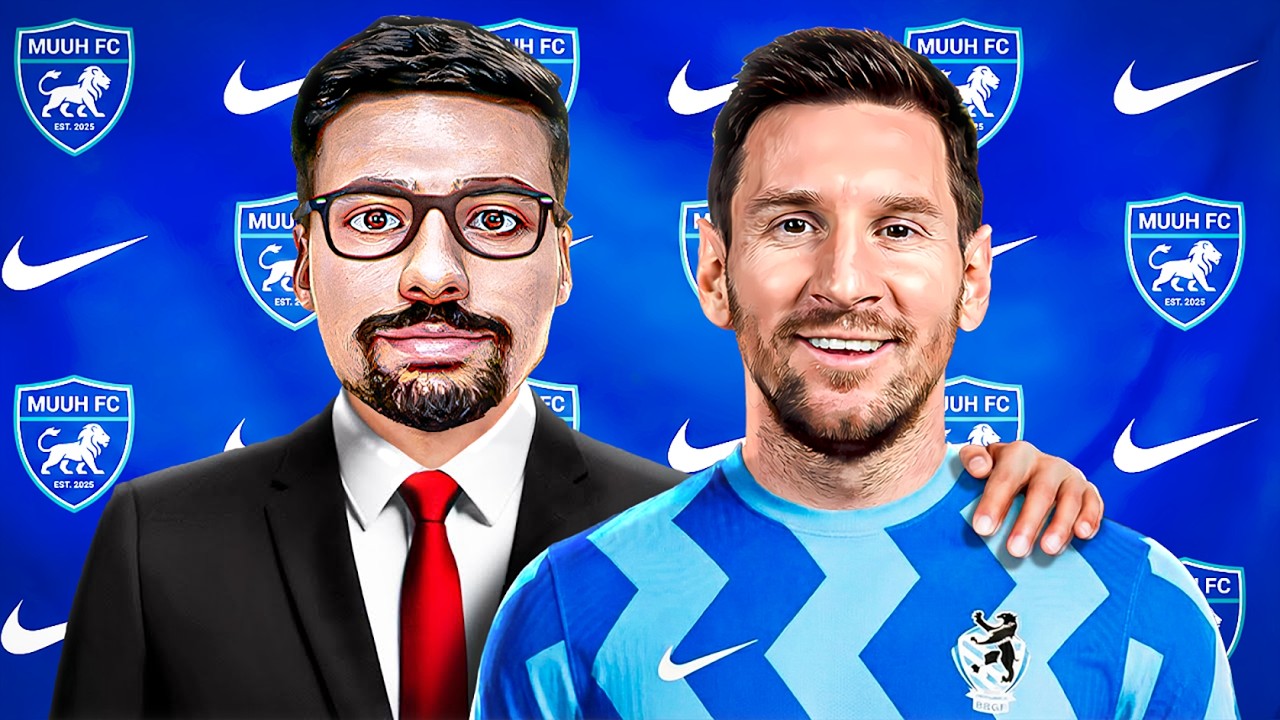 Eu Contratei o NOVO MESSI ! - Modo Carreira TREINADOR - FC 26
