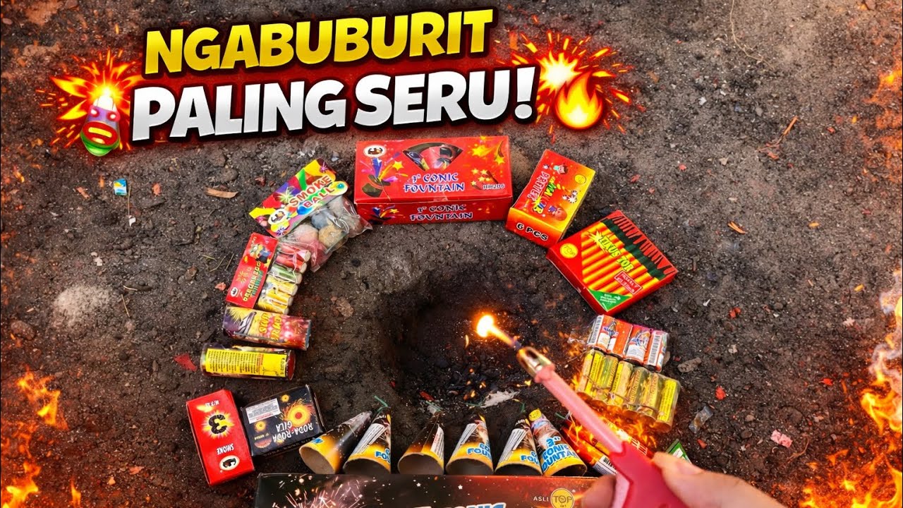 Eksperimen Menyalakan Semua Petasan di Dalam Tanah! Ngabuburit Paling Seru 💥🔥