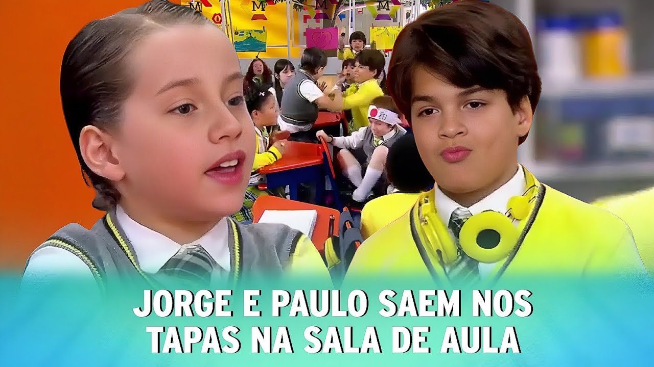 Jorge e Paulo saem nos tapas na sala de aula | Carrossel