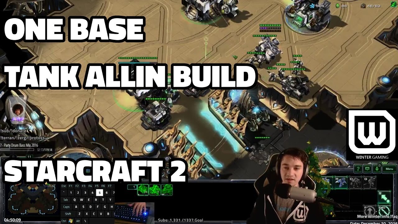 Starcraft 2: Terran One Base Tank All In