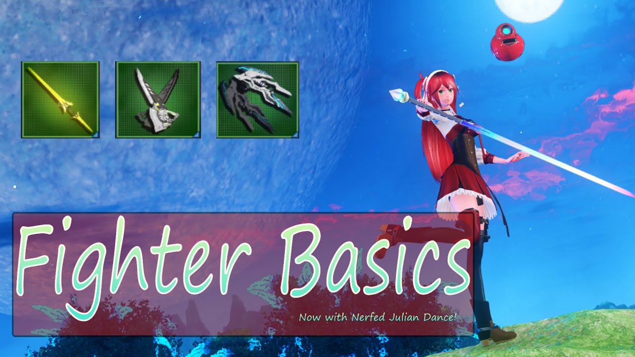 PSO2 NGS Fighter Basics