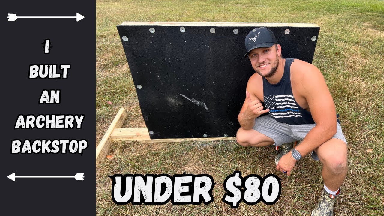 I built an archery backstop for less than $80
