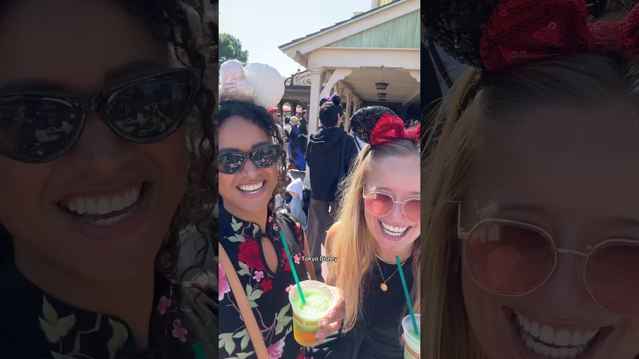 First drink vs last drink at Tokyo Disneyland 🍹🍸