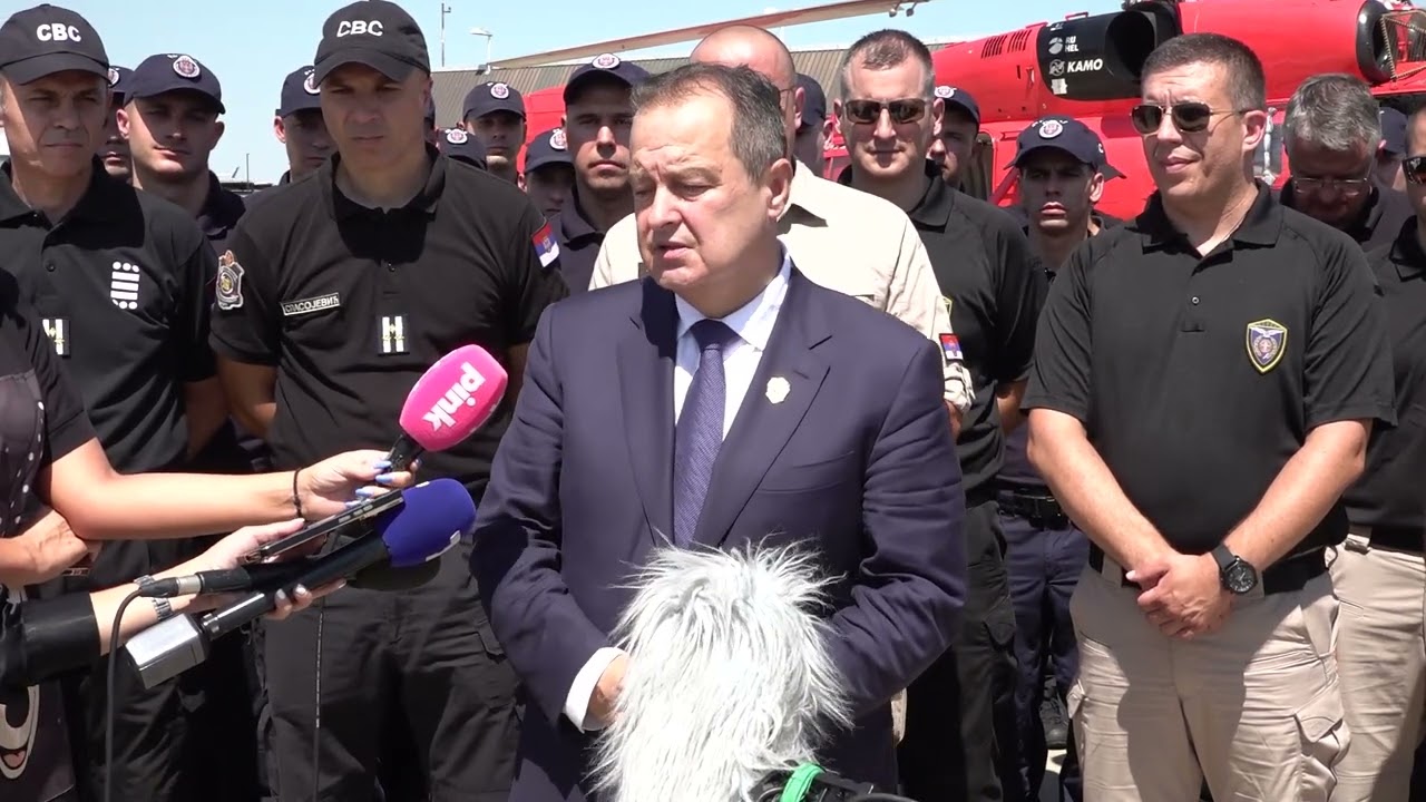 Dačić: Srbija uputila SVS I HJ za pomoć Bosni i Hercegovini i Grčkoj u gašenju šumskih požara
