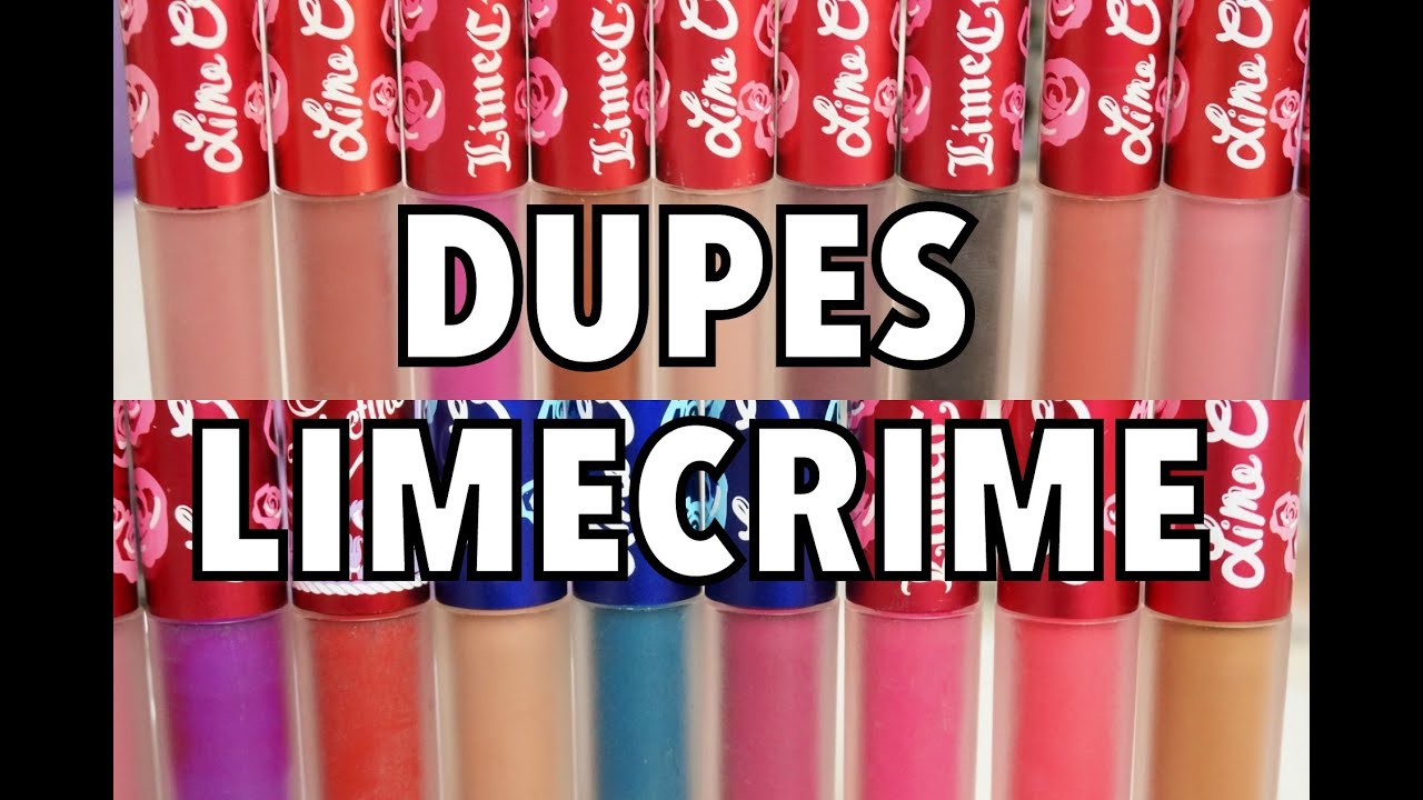 DUPES LIME CRIME - BATONS BARATINHOS PARECIDOS COM LIME CRIME