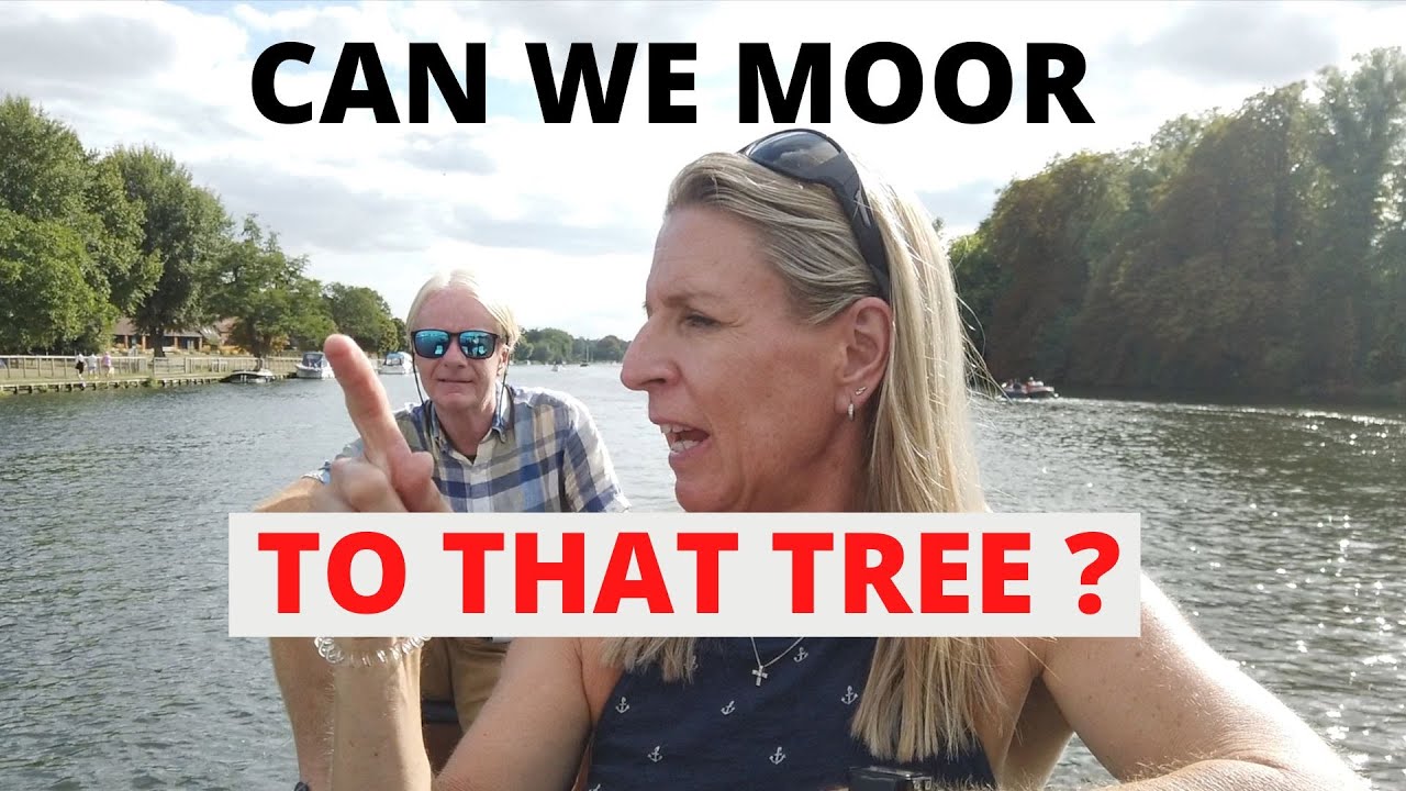 NARROWBOAT | LIVE ABOARD BOAT LIFE LIFESTYLE on RIVER THAMES Mooring to a tree??? | Episode 24