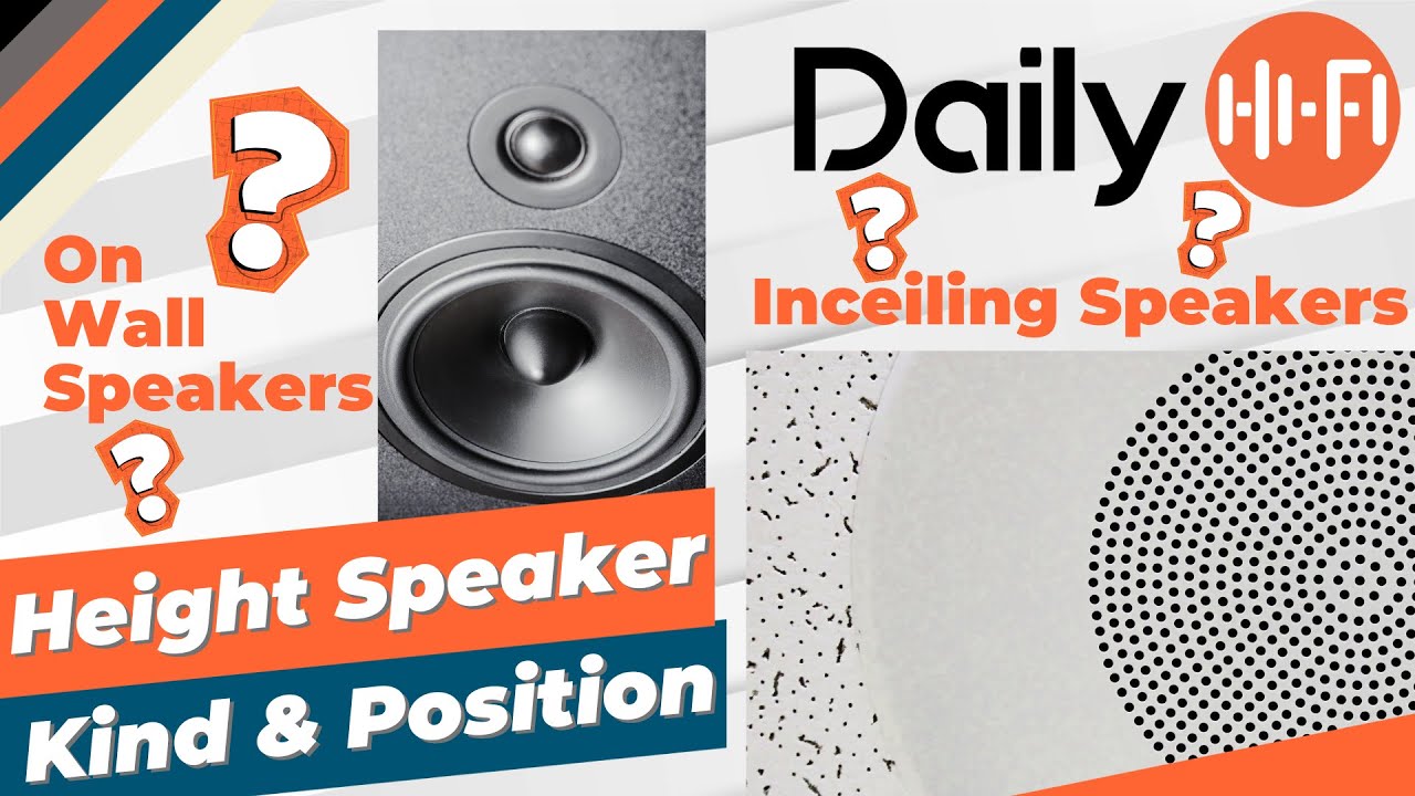 Height Speaker Placement And Type Of Speakers!?!