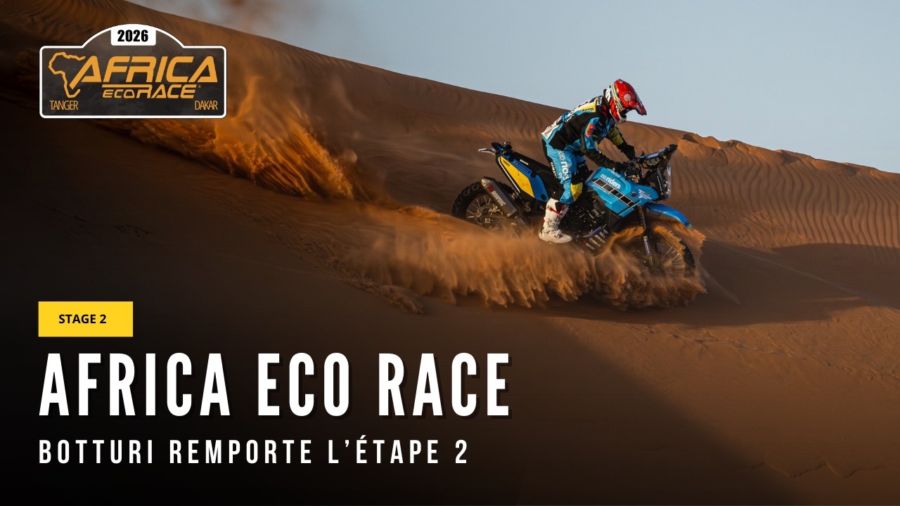 Alessandro Botturi remporte l’Étape 2 avec la Ténéré 700 Rally | Africa Eco Race 2026